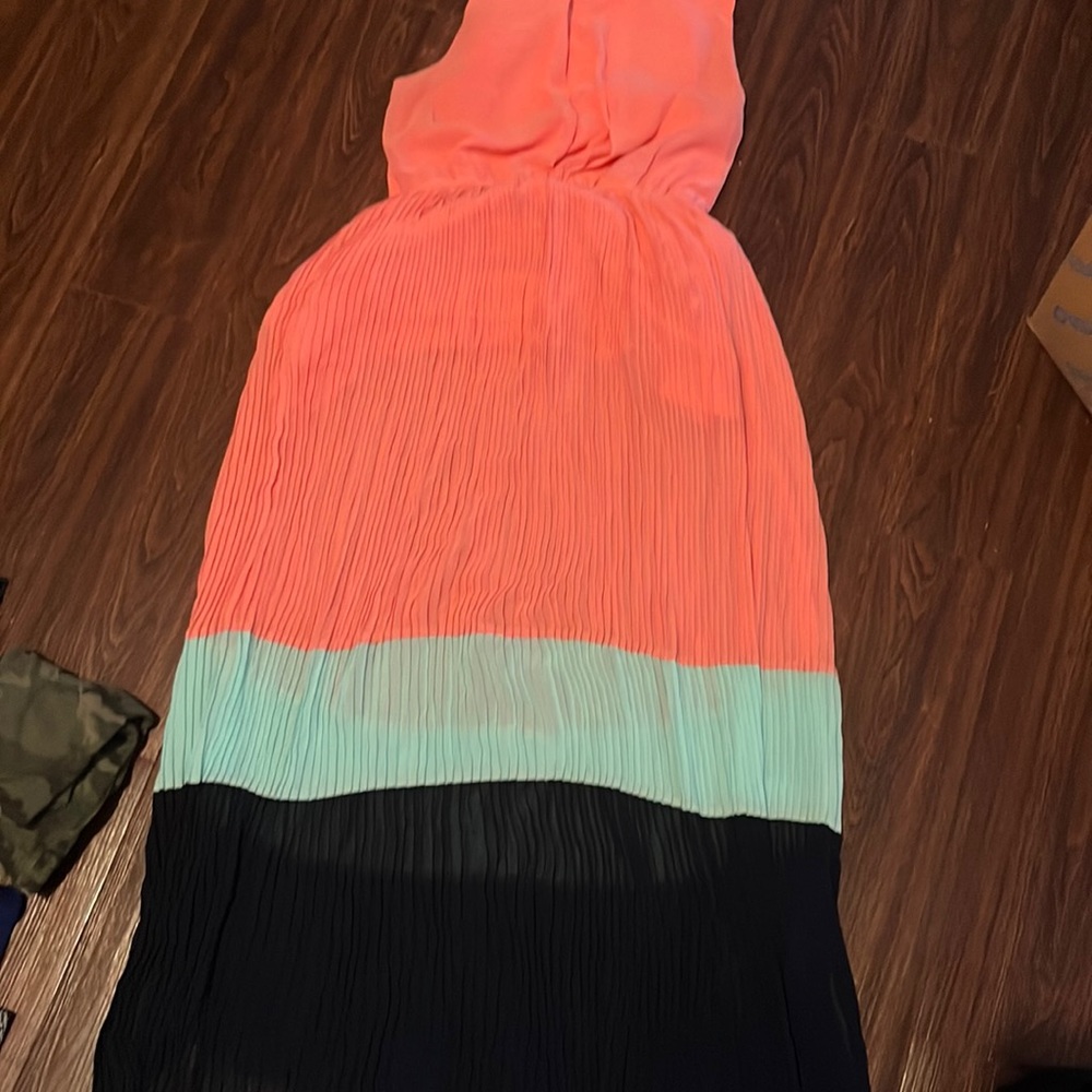 Pleated Maxi Dress